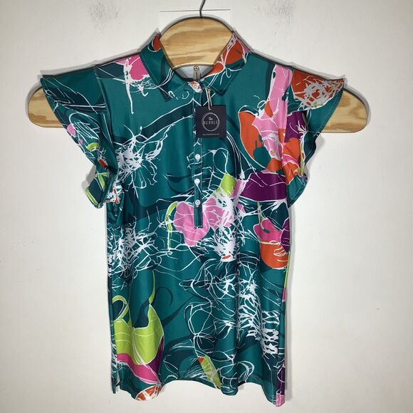 The‎ Bubble Womens The Flutter Top Floral Size Medium NWT - Picture 2 of 8